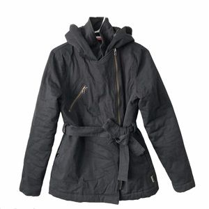 Dickie’s Winter Jacket Belt waist asymmetric zip S